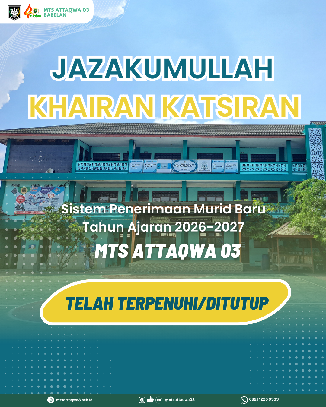 Hijau Kuning Modern PPDB Sekolah Kiriman Instagram (1)